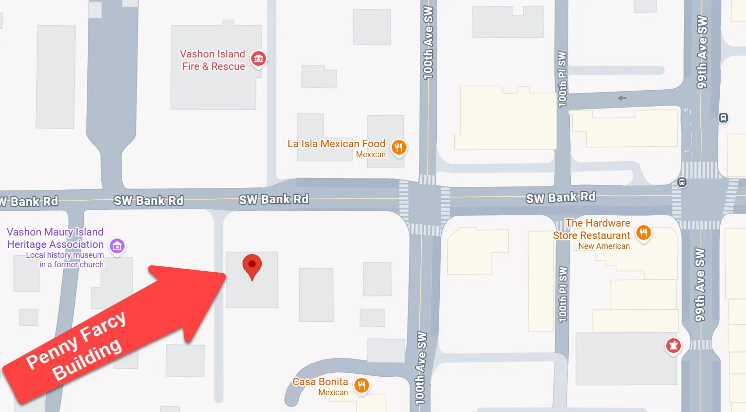 Penny Farcy reference map